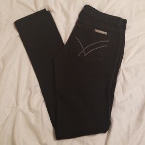 Black Denim William Rast Jerri Ultra Skinny Jeans